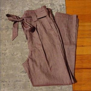 Express tie waist pants